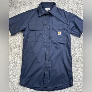 Carhartt Navy Casual Button Down Shirt